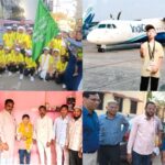 ضلع پریشد اردو اسکول یسُورنا کے طالب علم کی ہوائی سفر کی کامیابی واپسی پر گاؤں میں پُرجوش استقبال