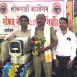 سولاپور میں لوک شاہی فاؤنڈیشن کی طرف سے میونسپل اردو اسکول نمبر 1 اور نمبر5 میں مفت آنکھوں کی جانچ