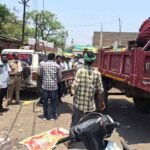ناندیڑ کے قدیم علاقے میں میونسپل کارپوریشن کی بڑی کارروائی