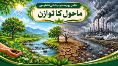 عالمی یوم۔ماحولیات کے تناظر میں ماحول کا توازن