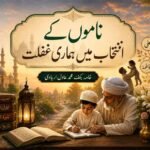 ناموں کے انتخاب میں ہماری غفلت