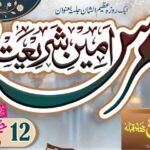 نوری مسجد میں جلسۂ عرسِ امینِ شریعت کا کامیاب انعقاد