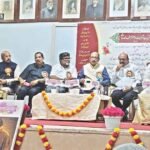 انجمن ریختہ گویان کے زیراہتمام منعقدہ تہنیتی تقریب سے طاہر بن حمدان، عظمت اللہ حسینی، عبیداللہ کوتوال،پروفیسر ایس اے شکور کا خطاب