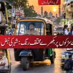 زندگی کے سڑکوں پر بکھرے مختلف رنگ:شہر کی نبض، آٹو رکشا